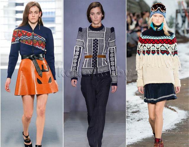 Модные свитера осень - зима 2014 - 2015